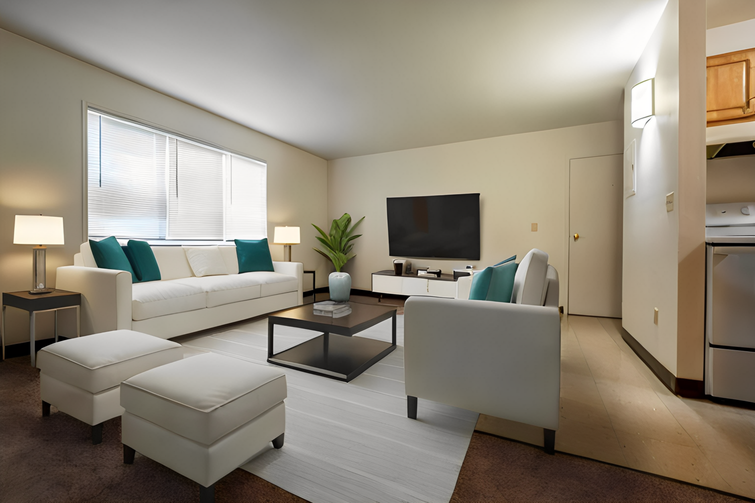 Meadow Park Apartments Living Room
